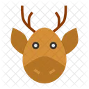Reindeer Christmas Santa Icon