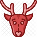 Reindeer Animal Head Icon