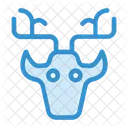 Reindeer Animal Bull Icon