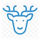 Reindeer Animal Face Icon