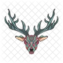 Deer Reindeer Tattoo Icon