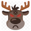 Reindeer Angry  Icon