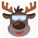 Reindeer Cool Cool Season Icône