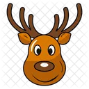 Deer Animal Reindeer Head Icon