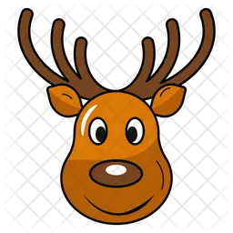 Reindeer Head  Icon
