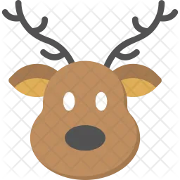 Reindeer Head  Icon