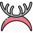 Reindeer Headband Headband Hairband Icon