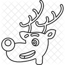 Animal Deer Christmas Icon