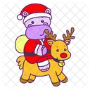 Hippo River Horse Lake Icon