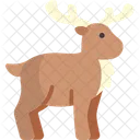 Reindeer Animal Buck Icon