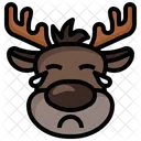 Reindeer Sad  Icon