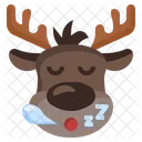 Reindeer Sleepy  Icon