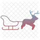 Reindeer Sleigh  Icon