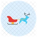 Reindeer Sleigh  Icon