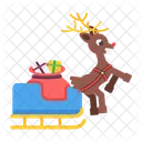 Reindeer Sleigh  Symbol