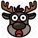 Reindeer Surprised  Icon
