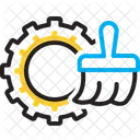 Reiniger Einstellung Sauber Symbol