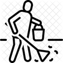 Reiniger Tupfer Reinigungsmittel Symbol