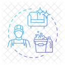 Reiniger auswählen  Symbol