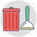 Hausmeister Dienstleistungen Wischmopp Symbol