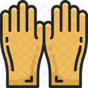 Reinigungshandschuhe  Symbol