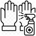 Reinigungshandschuhe  Symbol