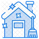Das Haus putzen  Symbol