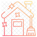 Das Haus putzen  Symbol