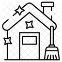 Das Haus putzen  Symbol