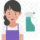 Reinigungskraft  Symbol