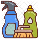 Reinigungsmittel Reinigungsprodukte Haushaltspflege Symbol