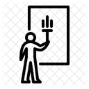 Reinigungsservice Hausmeister Spiegel Symbol