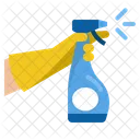 Reinigung Spray Flasche Symbol