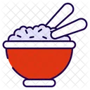 Reis kochen  Symbol