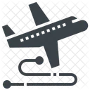 Reisen Ubertragen Route Symbol