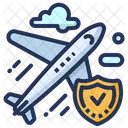 Reisen Flug Flugzeug Symbol