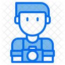 Mann Avatar Reisender Symbol