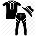 Reisekleidung  Symbol