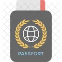 Reisepass Boarding Pass Symbol