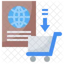 Pass Shopping Reisepass Identifikation Symbol