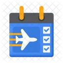 Reiseplan  Symbol