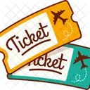 Reise Ticket  Symbol