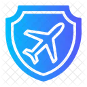 Reiseversicherung Flugversicherung Versicherung Symbol