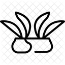 Reisfelder Reisfelder Linien Symbol