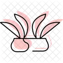 Reisfelder Reisfelder Linien Symbol