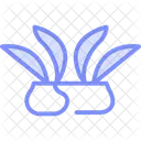 Reisfelder Reisfelder Linien Symbol