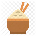 Reisschussel Reis Orientalisch Symbol