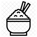 Reisschussel Reis Orientalisch Symbol