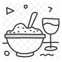 Reisschüssel  Symbol