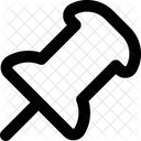 Reisszwecke Sicherheitsnadel Schulmaterial Symbol